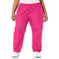 Cherokee Scrub Pants for Women Workwear Originals Pull-On Elastic Waist 4200, Shocking Pink, X-Small Petite
