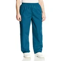 Dickies Women's Workwear Elastic Waist Cargo Scrubs Pant, Caribbean Blue, X-Small