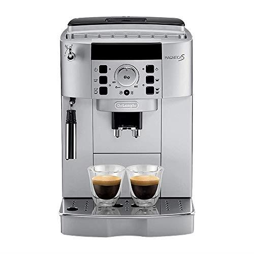 De'Longhi | Magnifica, Automatic Coffee Machine | ECAM22110SB | Includes Cappuccino System with Manual Milk Frother & Brews 2 Cups At The Same Time | Silver