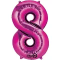 ANAGRAM INTERNATIONAL 2829601 Party Balloons, 34", Pink