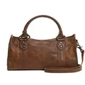 FRYE Melissa Satchel Handbag,Dark Brown,One Size