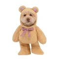 Walking Teddy Bear Pet Suit, X-Small