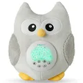Baby Sound Machine, Portable Owl Soother & Baby Night Light Projector, Comforting Electronic Infant Sleep Aid & Baby Shusher with White Noise