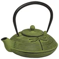 Avanti Dragon Fly Cast Iron Teapot, Green/Black, 15106 8 cm*20 cm* 19 cm