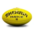 Sherrin Match Quality Football, Yellow, Size 5