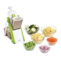 DASH Safe Slice® Mandoline Slicer, Julienne + Dicer for Vegetables, Meal Prep & More with 30+ Presets & Thickness Adjuster - Green