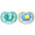 Philips Avent Ultra Air Soother, 18+ Months, Deco Mixed, 2-Pack, SCF349/10