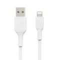Belkin CAA001bt2MWH BoostCharge Lightning to USB-A Cable, White, 2 Meter Length