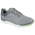 Skechers Men's Go Elite Tour Sl Waterproof Golf Shoe Sneaker, Gray/Lime, 8.5 US