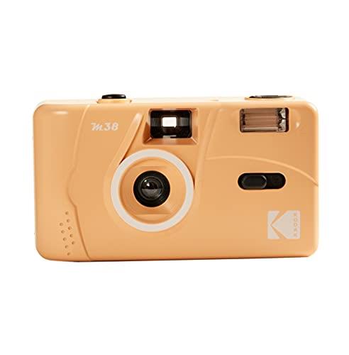 Kodak M38 Film Camera with Flash, Grapefruit, Ultra-Compact