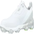 FootJoy Men's Tour Alpha Golf Shoe, White/Grey/Lime, 12