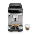 De'Longhi Magnifica Evo, Fully Automatic Coffee and Cappuccino Machine, 5 Recipes, ECAM290.​31.​SB, Silver & Black