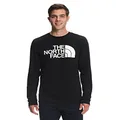 THE NORTH FACE Men's Long-Sleeve Half Dome Tee, TNF Black/White, Small