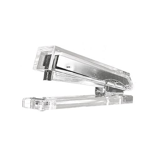 Kantek Acrylic Stapler, Fits Full Strip of Standard Staples, 2 1/2 x 6 x 1 1/4 Inches, Clear (AD80)