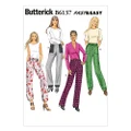 Butterick B6137 Misses' Elastic-Waist Pants, Size 14-16-18-20-22