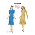 Butterick B6485 Misses' Dresses with Waist Tie Sewing Pattern, A5 (6-8-10-12-14)