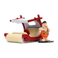 Jada Toys The Flintstones Flint Mobile with Fred Flintstone 1:32 Scale Hollywood Ride Diecast Model Car