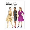 Butterick 5850 Misses' Oversized Waist-Bow Dresses Sewing Pattern - Size 16-18-20-22-24