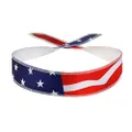 Halo Headband Sweatband Tie USA Flag
