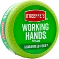 O'Keeffe's Working Hands Hand Cream, Extremely Dry Cracked Hands, Relieves and Repairs, Boosts Moisture Levels, 76g/2.7oz Jar, (Pack of 1) 22300