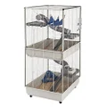 Ferplast Ferret Tower Two-Story Ferret Cage | XXL| Ferret Cage Measures 29.5L x 31.5W x 63.4H - Inches