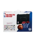 Wilson NBA Forge Acrylic Mini Hoop : Black Color + 30 NBA Team Stickers