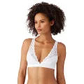 Wacoal Womens 852191 Embrace Lace Wire Free Soft-Cup Bralette Bra - White - 34