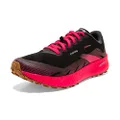 Brooks Women's Catamount Running Shoe, Black Pink, 8 US Narrow