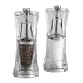 Cole & Mason Crystal Salt and Pepper Mill Gift Set, Clear/Silver, 125 mm 31256