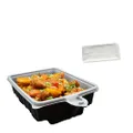 Sirak Food Dalat Heating Lunch Box Container with Heating Bag 5 Pack, 33 cm Rectangle