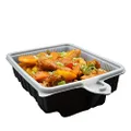 Sirak Food Dalat Heating Lunch Box Container 5 Pack, 33 cm Rectangle
