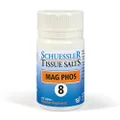 Schuessler Tissue Salts 125 Tablets - Mag Phos - No 8 - Nerve & Muscle Relaxant