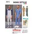 Simplicity S8615 Men's Sewing Pattern Vintage Jumpsuit and Overalls - Size 36-38-40-42
