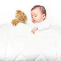 Woolcomfort Australian Made Merino Baby Wool Quilt / Doona / Duvet 500GSM (100x120cm Cot/Cot bed)