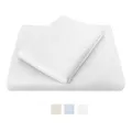 Bambury Chateau Flat Sheet Flat Sheet, Single, White