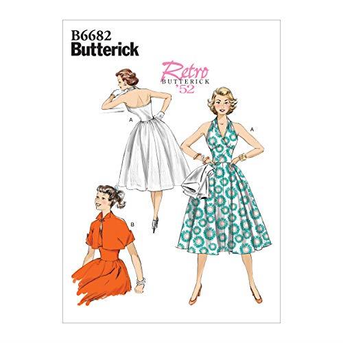 Butterick B6682 Misses' Dress and Jacket - Size 14-16-18-20-22