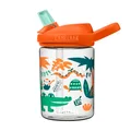 CamelBak Eddy+ 400 ml Kids Water Bottle with Tritan Renew – Straw Top, Leak-Proof When Closed, 400 ml, Jungle Animals