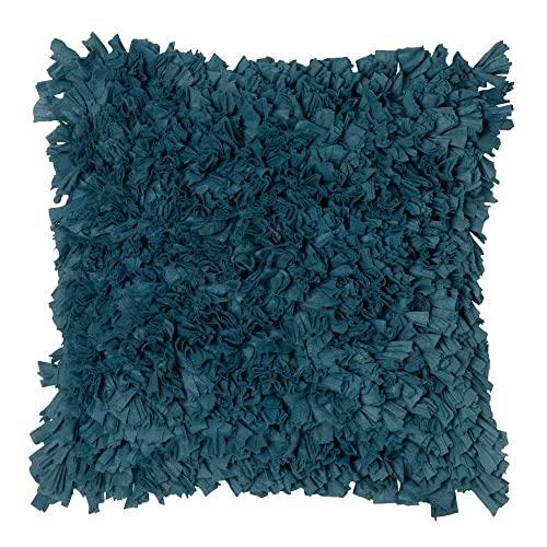 J.Elliot Elodie Petals Scatter Cushion, 50 cm Length x 50 cm Width, Steel Blue