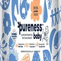 Pureness Baby Biodegradable Plastic Free Sensitive and Newborn Skin Wipes, 64 Wipes