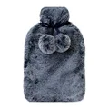 J.Elliot Archie Hot Water Bottle and Cover, 37 x 22 cm Size, Indigo