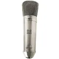 Behringer B-2PRO Large Dual-Diaphragm Studio Condenser Microphone, Silver