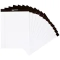 Amazon Basics Wide Ruled 21.6 x 29.9cm Lined Writing Note Pads - 12-Pack (50-sheet Pads), White