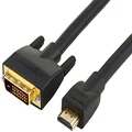 AmazonBasics HDMI to DVI Output Adapter Cable - 25 Feet (Latest Standard)