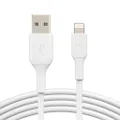 Belkin BoostCharge CAA001bt1MWH Lightning to USB-A Type Cable, White, 1 Meter Length