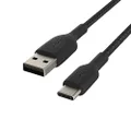 Belkin CAB002bt2MBK Braided USB-A to USB-C Cable,Black