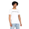 Calvin Klein 2 Pack Slim Organic T-Shirts, White, Small