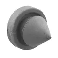 Sentry Supply 658-1055 Door Silencers, 1/2 in, Rubber, Gray, Used on Metal Jambs, Pack of 100