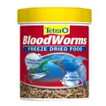 Tetra Bloodworms Freeze Dried Food, The Ideal Dietary Supplement for Small to Medium Sized Tropical Fish, Bettas, Various Varieties and Sizes, Natural Snack 7 g