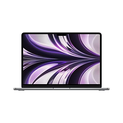 Apple 2022 MacBook Air Laptop with M2 chip: 13.6-inch Liquid Retina Display, 8GB RAM, 512GB SSD Storage, Backlit Keyboard, 1080p FaceTime HD Camera. Works with iPhone and iPad; Space Grey