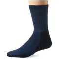Thorlos Mens Crew Hiking Socks, Dark Blue, Medium US
